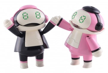 クリエイターワークスシリーズ ちいさなメカトロメイト No02 くろ&もも ハセガワ, HAS45172, by ハセガワ