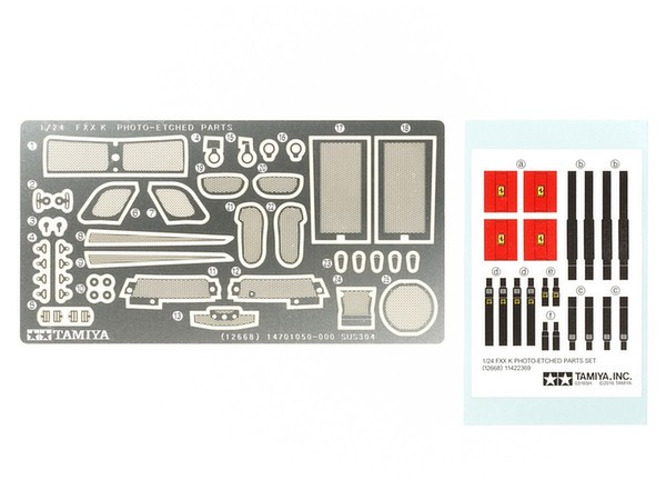 TAMIYA Ferrari FXX 1/24 エッチングパーツセット タミヤ 1/24 フェラーリ FXX K 用 純正 エッチングパーツセット