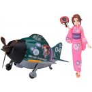 1/20 たまごガールズコレクション No.04 "白凪 みくも"w/零戦 ハセガワ, HAS21834, by ハセガワ