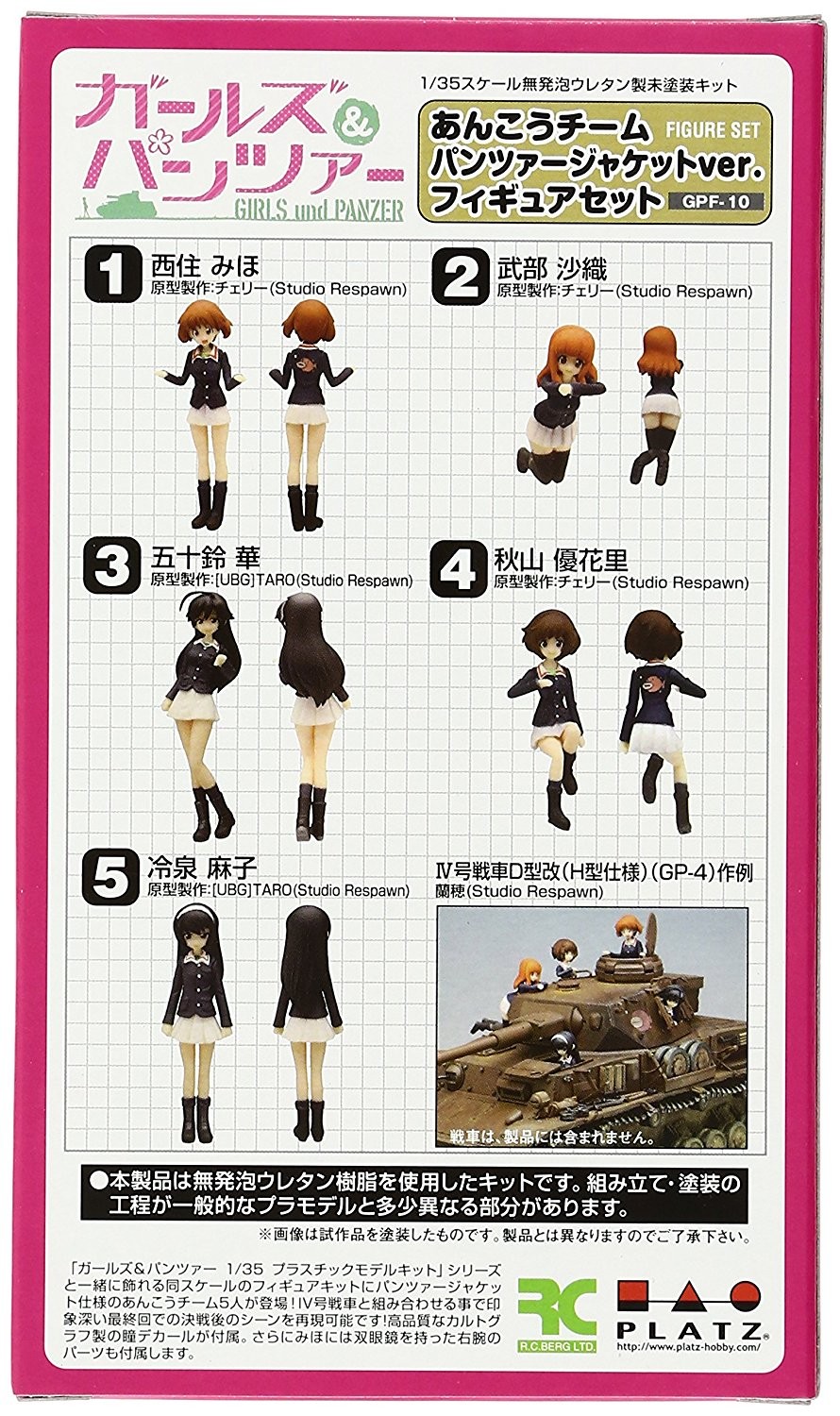 1/35 ガールズ＆パンツァー あんこうチームパンツァージャケット