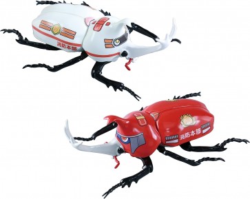 自由研究シリーズ No.218 はたらく くるま編 カブトムシ 救急車 / 消防車仕様セット フジミ, FUJ71616, by フジミ