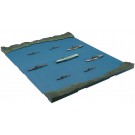 1/3000 捷一号作戦/北号作戦 航空戦艦艦隊セット（伊勢/日向/瑞鶴/大淀/駆逐艦7隻） フジミ, FUJ01416, by フジミ