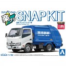 1/32 楽プラ スナップキット No.25-PK 日野 デュトロ パッカー車 アオシマ, AOS67215, by アオシマ