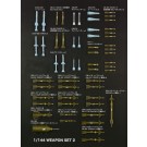 1/144 航空武装シリーズ 現用航空機用 ウェポンセット2 誘導爆弾 ＆ ミサイル ’70～ プラッツ, PLZ78084, by プラッツ