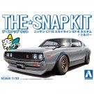 1/32 ザ・スナップキット No.18-SP1 ニッサン C110スカイラインGT-R カスタム (シルバー) アオシマ, AOS66829, by アオシマ