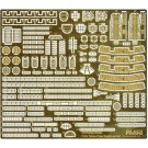 ちび丸グレードアップパーツシリーズ No.24 ちび丸 高雄型(高雄/鳥海/愛宕/摩耶) 純正エッチングパーツ フジミ, FUJ17119, by フジミ