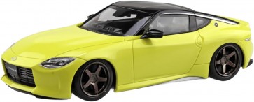1/32 楽プラ スナップキット No.17CU-IY ニッサン RZ34 フェアレディZ カスタムホイール(イカズチイエロー) アオシマ, AOS00049, by アオシマ