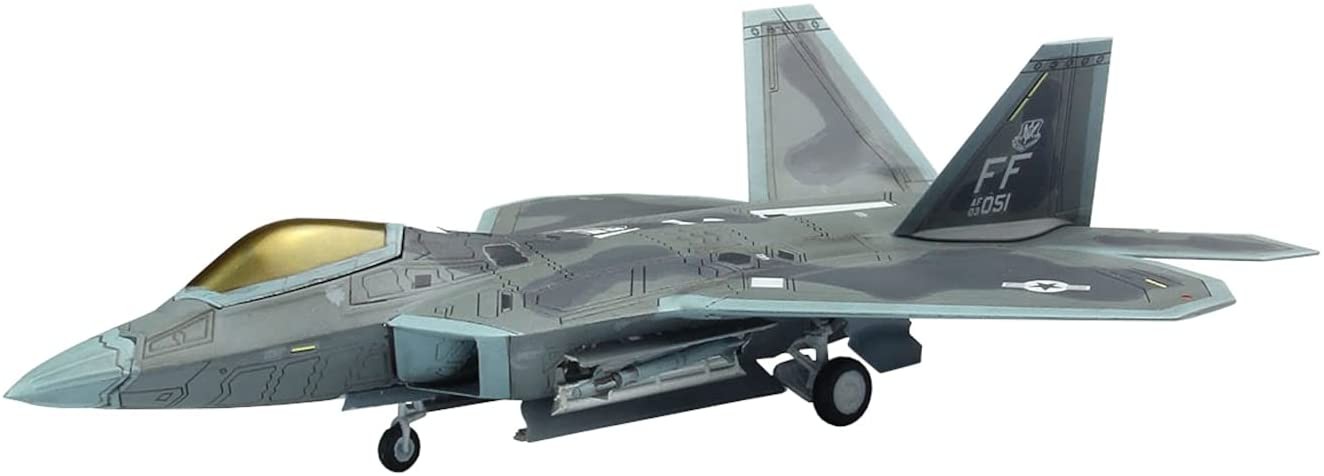 プラッツ 1／144 F-22 ラプター 航空自衛隊 洋上迷彩仕様 嘉手納AB