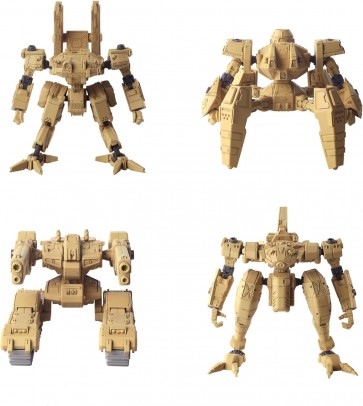 1/72 フロントミッション ストラクチャーアーツ プラスティック モデルキット シリーズ Vol.6 全4種BOX スクウェアエニックス, SQE73272, by スクウェア・エニックス