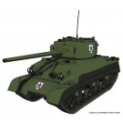 1/35 ガールズ&パンツァー最終章 M4A1シャーマン サンダース大学付属高校 プラッツ, PLZ51056, by プラッツ
