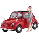 1/24 スバル 360 ヤングSSw/60’sガールズフィギュア ハセガワ, HAS22916, by ハセガワ