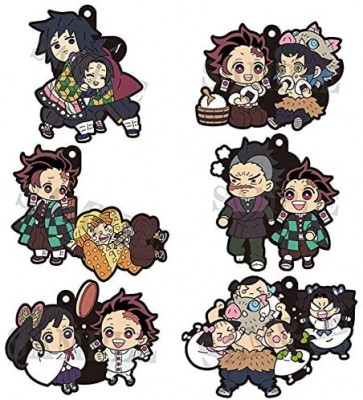 ラバーマスコット バディコレ 鬼滅の刃 Vol.3  1Box 6pcs メガハウス, MEG29413, by メガハウス