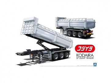 1/32 ヘビーフレイトシリーズ No.21 コダイラ アンチコ型 SP ダンプトレーラー アオシマ, AOS27332, by アオシマ