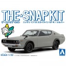 1/32 ザ・スナップキット No.18-A ニッサン C110スカイラインGT-R (シルバー) アオシマ, AOS64641, by アオシマ