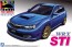 1/24　プリペイントモデル（塗装済プラモデル） 25 GRB インプレッサ WRX STI 5door '07 (WRブルー・マイカ) アオシマ, AOS04913, by アオシマ