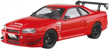 1/24 ザ・チューンドカー No.71 MCR BNR34 スカイライン GT-R ’02(ニッサン) アオシマ, AOS63514, by アオシマ