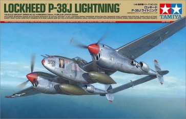1/48 傑作機シリーズ ロッキード P-38J ライトニング タミヤ, TAM11232, by タミヤ