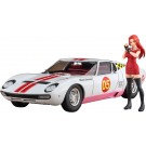 1/24 ワイルドたまごガールズ No.05 ランボルギーニ ミウラ P400 SV 白凪みくも w/フィギュア ハセガワ, HAS23449, by ハセガワ