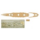 1/700 ウォーターラインシリーズ ディテールアップパーツ 日本海軍 戦艦扶桑1944用木製甲板&エッチング アオシマ, AOS01042, by アオシマ