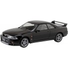 1/32 楽プラ スナップキット No.21-BK ニッサン R33 スカイラインGT-R(ブラック) アオシマ, AOS00377, by アオシマ