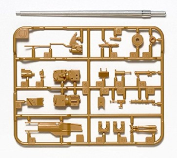 1/35 ﾊﾟﾝｻｰD型 ﾒﾀﾙ砲身ｾｯﾄ, TAM12664, by タミヤ