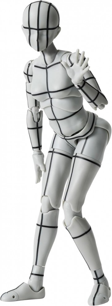 S.H.Figuarts ボディちゃん -スポーツ- Edition -ワイヤーフレーム-(Gray Color Ver.) バンダイ, BAC73084, by バンダイ