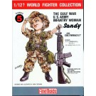 1/12 ワールドファイターコレクション 米陸軍女性兵士(湾岸戦争) サンディ/コルトM16A2 ファインモールド, FIN20551, by ファインモールド
