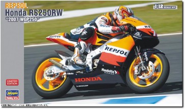 1/12 レプソル ホンダ RS250RW 2007 WGP250 ハセガワ, HAS17690, by ハセガワ