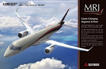 1/200 三菱リージョナルジェット MRJ90 ファインモールド, FIN55041, by ファインモールド