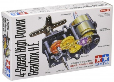 ﾀﾐﾔ ﾃｸﾆｸﾗﾌﾄｼﾘｰｽﾞ 4速ﾊﾟﾜｰｷﾞﾔﾎﾞｯｸｽHE 72007, TAM20071, by タミヤ