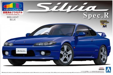 1/24 プリペイントモデル ニッサン S15 シルビア Spec.R (ブリリアント ブルー) アオシマ, AOS08621, by アオシマ