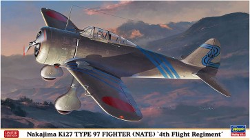 1/48 中島 キ27 九七式戦闘機 "飛行第4戦隊" ハセガワ, HAS74514, by ハセガワ