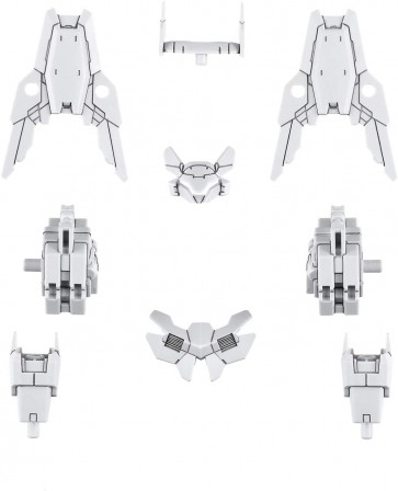 1/144 30MM 指揮官機用オプションアーマー[シエルノヴァ用/ホワイト] 30MM / 30Minutes Missionsバンダイ, BAN09359, by バンダイ