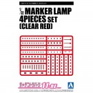 1/32 ザ・デコトラパーツ No.11-RE マーカーランプ4枚セット (クリアレッド) アオシマ, AOS01107, by アオシマ
