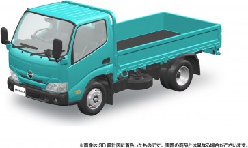 1/32 楽プラ スナップキット No.23-TE 日野 デュトロ 平ボデー (ターコイズ) アオシマ, AOS67253, by アオシマ