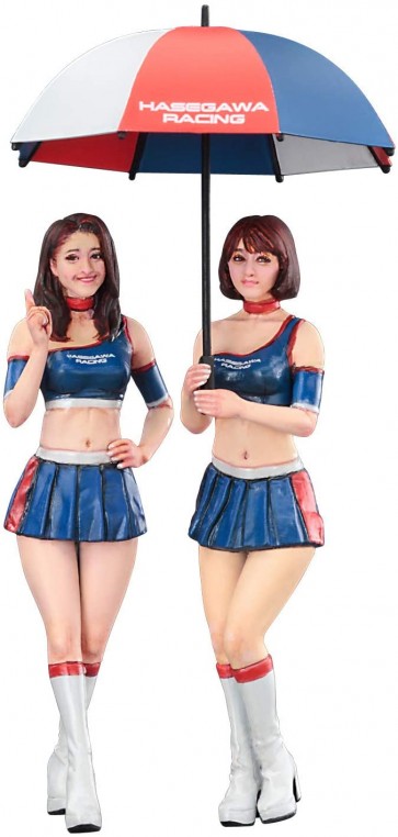1/24 レースクイーン フィギュア(2体セット) ハセガワ, HAS91096, by ハセガワ