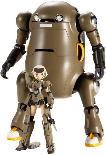 フレームアームズ・ガール ハンドスケール 轟雷 with 20 メカトロウィーゴ "ちゃいろ" コトブキヤ, KBY16518, by コトブキヤ