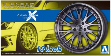 1/24 ザ・チューンドパーツ No.102 K-BREAK レベルオーバー デルタクロス 19インチ ザ・チューンドパーツアオシマ, AOS61152, by アオシマ