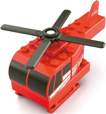 トミカ･プラレールブロック 消防ヘリコプター タカラトミー, TAK91083, by タカラトミー