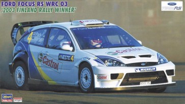 1/24 フォード フォーカスRS WRC 03 "2003 フィンランド ラリー ウィナー" ハセガワ, HAS03808, by ハセガワ