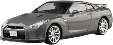 1/24 プリペイントモデル No.02-B ニッサン R35 GT-R ’14 ダークメタルグレー アオシマ, AOS62449, by アオシマ