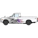 1/24 ダットサン サニートラック (GB120) ファイアパターン w/チンスポイラー ハセガワ, HAS08292, by ハセガワ