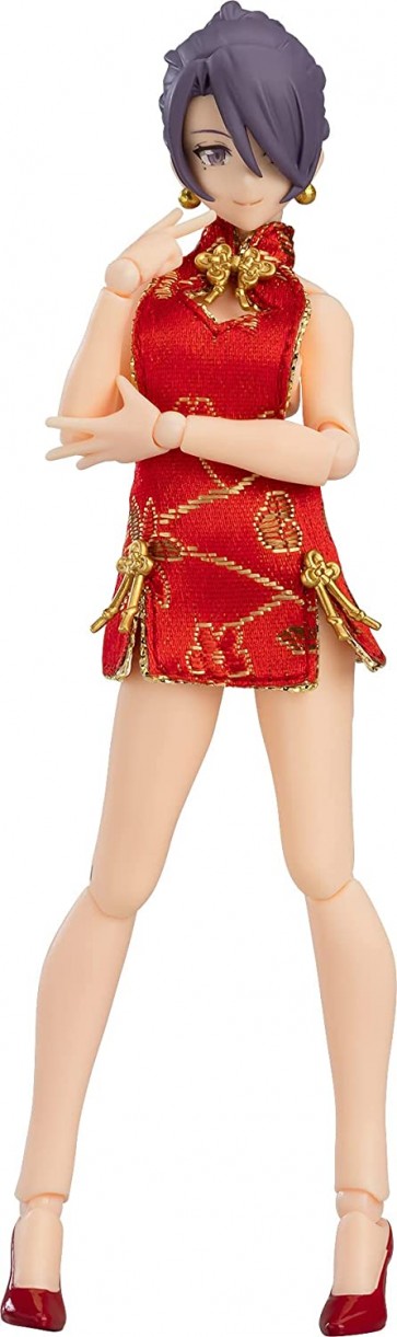 figma 女性body（ミカ） with ミニスカートチャイナワンピコーデ マックスファクトリー, MAX68304, by マックスファクトリー