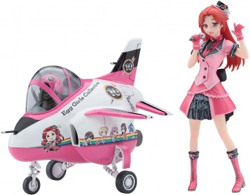 1/20 たまごヒコーキシリーズ たまごガールズ コレクション No.10白凪みくも(アイドル)w/T-4 ハセガワ, HAS22220, by ハセガワ