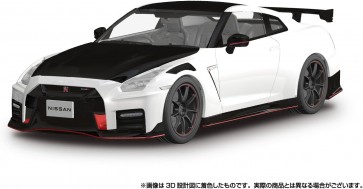 1/24 楽プラ スナップカー No.2-BW R35 NISSAN GT-R NISMO Special edition 2022 ブリリアントホワイトパール アオシマ, AOS65921, by アオシマ