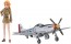 1/20 ストライクウィッチーズ シャーロット・E・イエーガー w/P-51D ムスタング(1/72) ハセガワ, HAS22312, by ハセガワ