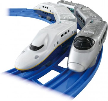 プラレール 新幹線YEAR2022 400系つばさ & E4系Max連結セット タカラトミー, TAK25911, by タカラトミー