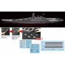 1/700 帝国海軍シリーズ No.2 日本海軍戦艦 武蔵 (昭和17年/竣工時) フルハルモテ゛ル フジミ, FUJ51909, by フジミ