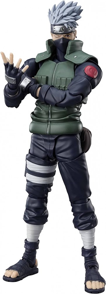 S.H.Figuarts NARUTO -ナルト- 疾風伝 はたけカカシ -勇名轟く写輪眼の英雄- バンダイ, BAC34511, by バンダイ