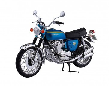 スカイネット 1/12 完成品バイク Honda CB750FOUR (K0) キャンディブルー アオシマ, AOS04316, by アオシマ